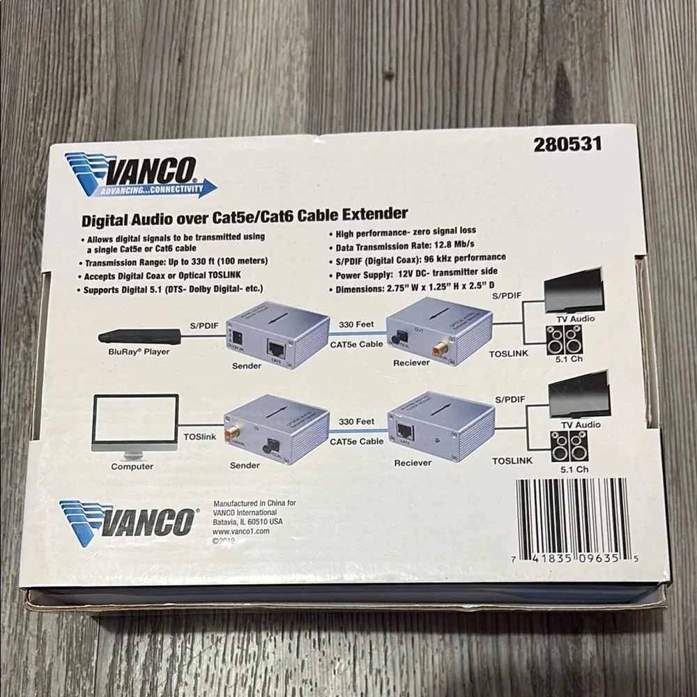 Vans Silver Digital Audio Cable Extender - Picture 6 of 6